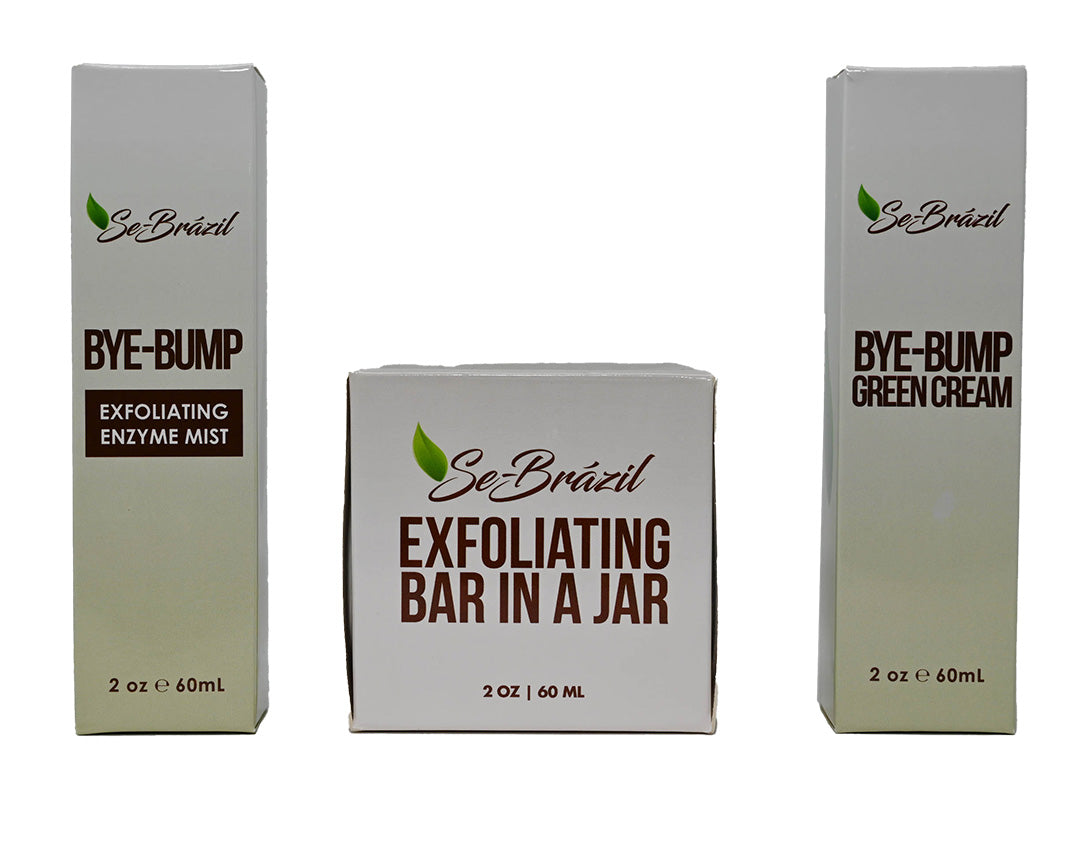 Double Exfoliation For Ingrowns And Razor Bumps With Se Brazil