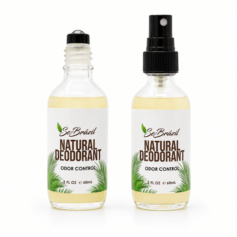 Se-Brazil Natural Deodorant 2oz Spray + 2oz Roll-On Duo