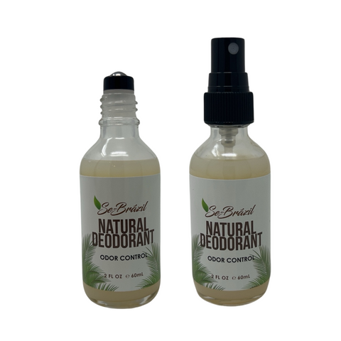 Se-Brazil Natural Deodorant 2oz Spray + 2oz Roll-On Duo