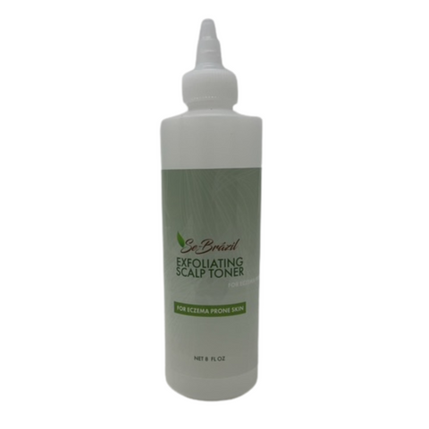 Exfoliating scalp toner for natural hair, braids, locs and protective styles