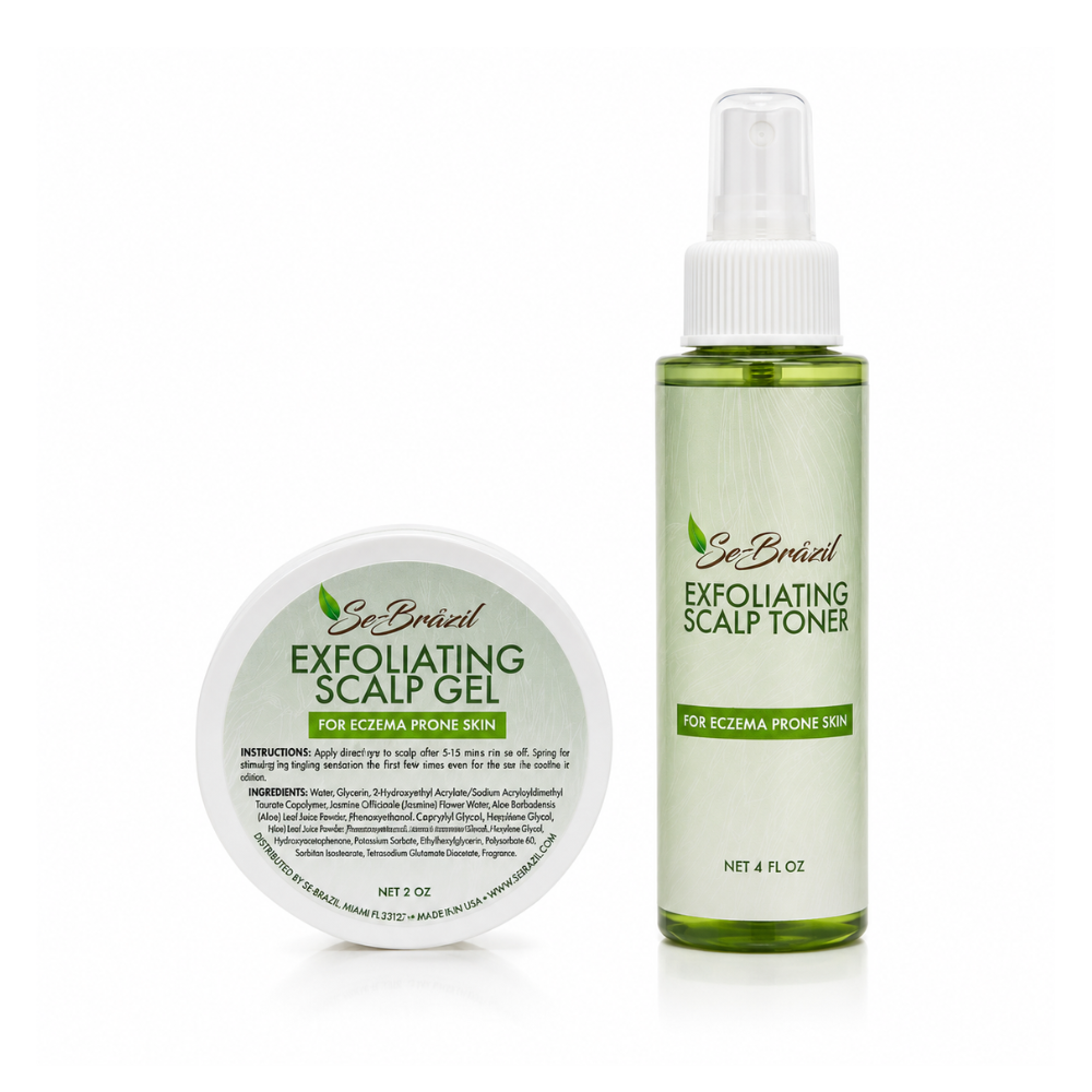 Se-Brazil Exfoliating Scalp Toner 4oz & Exfoliating Scalp Gel