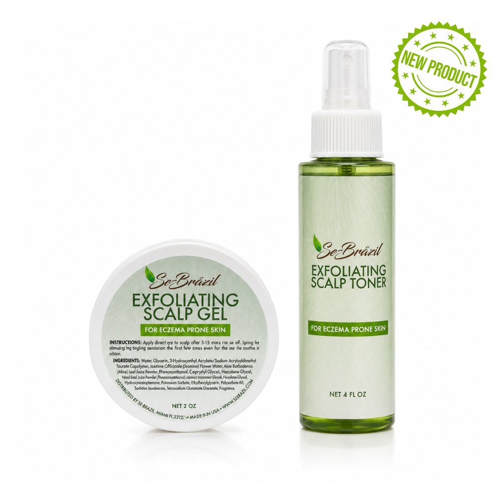 Se-Brazil Exfoliating Scalp Toner 4oz & Exfoliating Scalp Gel