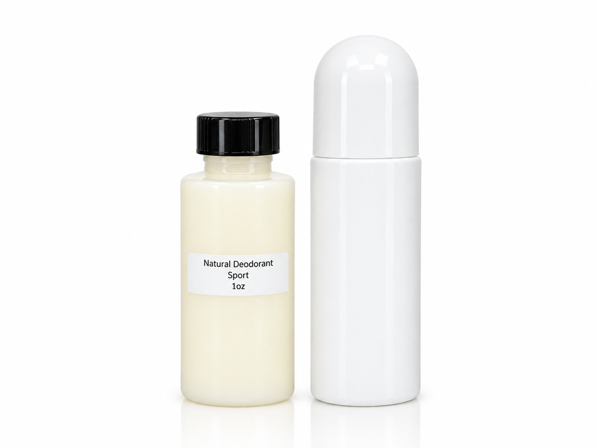 Natural Deodorant SPORT Roll-on 1.7oz REFILL BUNDLE